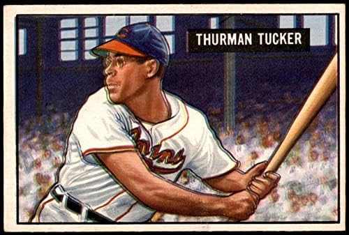 1951 Bowman 222 Thurman Tucker Cleveland indians (Baseball Kártya) EX/MT Indiánok