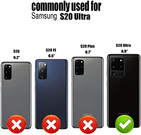 Kompatibilis a Galaxy S20 Ultra 5G Tárca az Esetben, Dombornyomott Pillangó Pénztárca tok Galaxy S20 Ultra 5G, Kors
