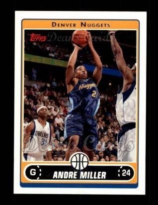 2006 Topps 185 Andre Miller Denver Nuggets (Kosárlabda Kártya) NM/MT Rögök Utah