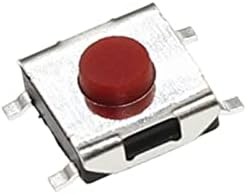 LARRO microswitch 100-AS 6 * 6 * 3.1 mm SMD Kapcsoló 4 Pin-Touch Mikro Kapcsoló nyomógombos Kapcsolók Piros SMD Tapintat