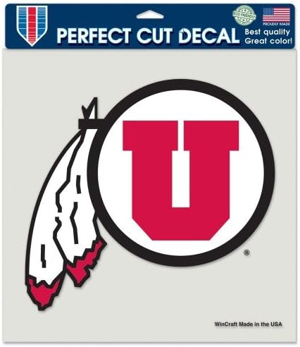 Utah-i Egyetem, a Tökéletes Vágás Színes Matrica 8 x 8
