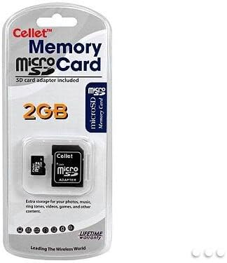 Cellet MicroSD 2GB Memória Kártya Samsung SCH-V730 Telefon SD Adapter.