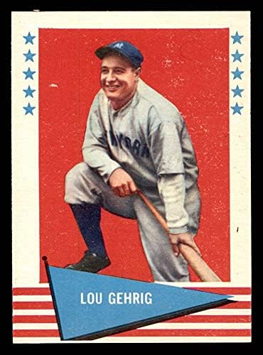 1961 Fleer 31 Lou Gehrig New York Yankees (Baseball Kártya) VG/EX Yankees