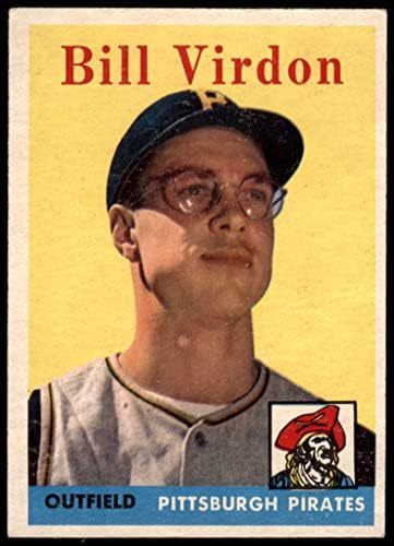 1958 Topps 198 Bill Virdon Pittsburgh Pirates (Baseball Kártya) Dean Kártyák 5 - EX Kalózok