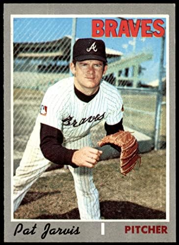 1970 Topps 438 Pat Jarvis Atlanta Braves (Baseball Kártya) EX Bátrabbak