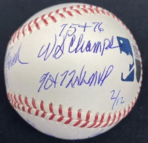 Johnny Padon HOF MVP ROY Aláírt Stat Baseball Fanatikusok MLB Holo - Dedikált Baseball