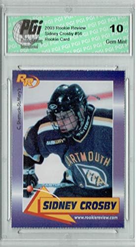 Sidney Crosby 2003 Újonc Felülvizsgálat 56 Újonc Kártya OFJ 10