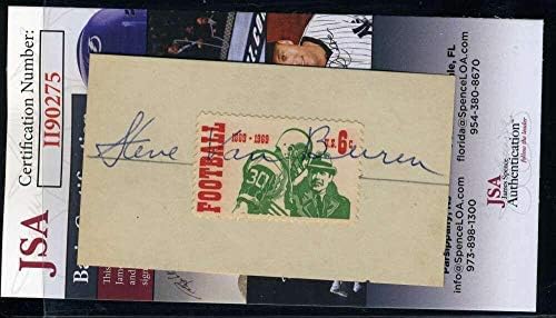 Steve Van Buren SZÖVETSÉG Coa Kézzel Aláírt 1969-Es Labdarúgó-Bélyeg Kijelző Autogram - Dedikált Focilabda