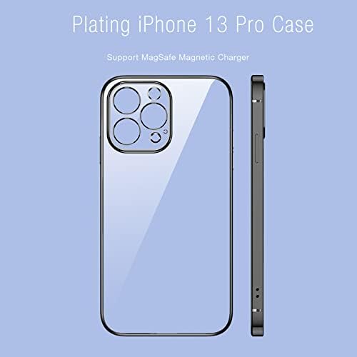 Lymoc Kompatibilis az iPhone 13 Pro Tiszta Ügy, Lökhárító Borítás Takarja iPhone Pro 13 Esetben Össze Két Képernyő Film