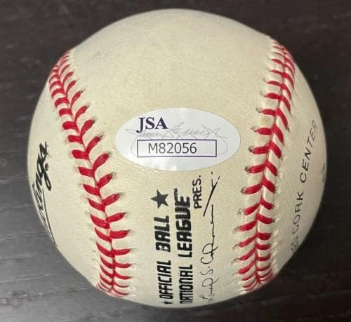 Lance Berkman Astros Aláírt Dedikált Onl Baseball-Labda Szövetség Matrica Csak - Dedikált Baseball
