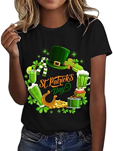 Szent Patrik Nap Ing Gnómok Pólók Szent Paddys Nap Ing Shamrock Póló, T-Shirt Tshirts Shamrock Grafikus Póló