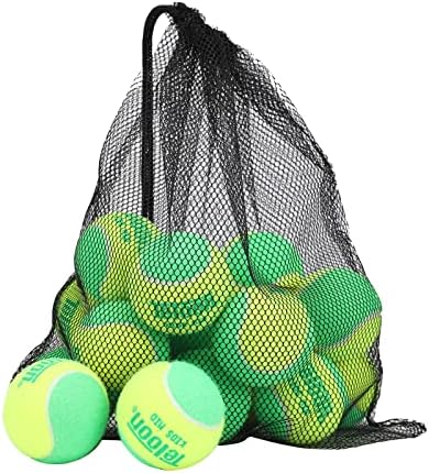 Teloon Gyerekek Tenisz Labdák 12/18 Pack Tömörítés Színpadon teniszlabda Kezdőknek Gyerekek Képzés Gyakorló Gyerekek