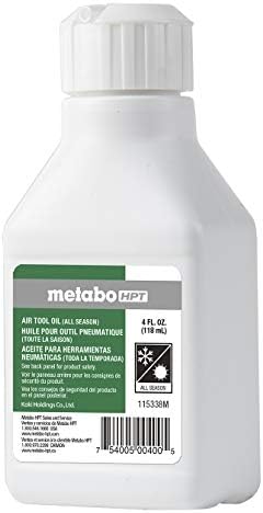 Metabo HPT Air Tool Oil, az Egész Szezonban, 4 Oz. Üveg (115338M)